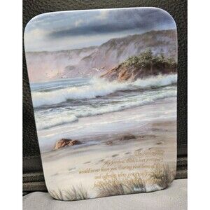 I Carried You by Sharon Rickert Footprints In The Sand Plate Table Top or Wall